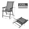 Patio Folding Chairs for Outdoor Camping - 4-Pack Portable Set
