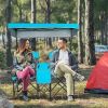Portable Folding Camping Canopy Chairs with Cup Holder