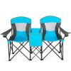 Portable Folding Camping Canopy Chairs with Cup Holder