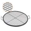 VEVOR X-Marks Fire Pit Grill Grate Round Cooking Grate Heavy Duty Steel