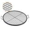 VEVOR X-Marks Fire Pit Grill Grate Round Cooking Grate Heavy Duty Steel