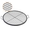 VEVOR X-Marks Fire Pit Grill Grate Round Cooking Grate Heavy Duty Steel
