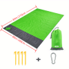 1pc Outdoor Camping Picnic Mat Oxford Cloth Portable Folding Waterproof Mat