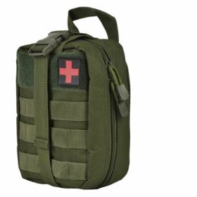 Tactical First Aid Pouch Detachable Medical Pouch Kit Utility Bag (Bag Only) (Color: OD)
