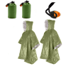 Emergency Blanket Poncho, Ultralight Waterproof, 2 PCS 