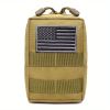 Outdoor Tactical Molle Pouches Compact Waterproof EDC Waist Bag For Hiking
