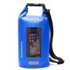 Waterproof Dry Bag 10L/20L/30L Fishing Bag With Clear Phone Case Roll Top