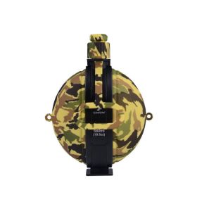 Collapsible Military Water Bottle Silicone Water Kettle Canteen with Compass (Color: A3)