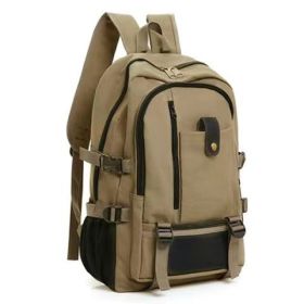 Outdoor Travel Camping Bag, Large Capacity  (Color: Dark khaki)
