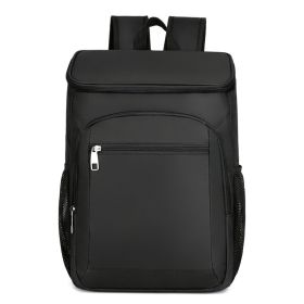 Waterproof Leakproof Thermal Insulated Outdoor Cooler Backpack For Hiking (Color: Black)