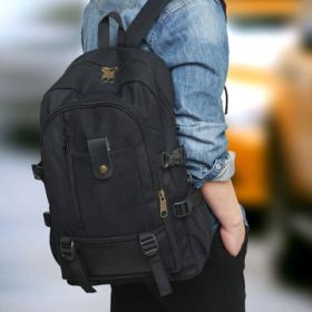 Outdoor Travel Camping Bag, Large Capacity  (Color: Black)