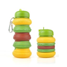 Collapsible Water Bottles for Outdoor Sports - 550ML Leakproof Design (Capacity: 550ML, Color: B)