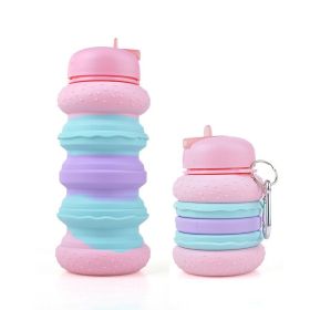 Collapsible Water Bottles for Outdoor Sports - 550ML Leakproof Design (Capacity: 550ML, Color: A)