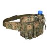 Tactical Waist Bag Denim Waistbag With Water Bottle Holder For Outdoor Traveling