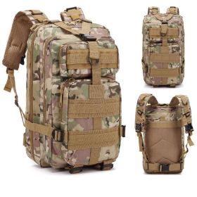 Mens 30L Compact Outdoor Sports Mountaineering Hiking Camping Backpack (Color: CP Color)