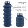 Retractable Water Bottle for Outdoor Sports - 500ml Portable Design