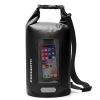 Waterproof Dry Bag 10L/20L/30L Fishing Bag With Clear Phone Case Roll Top