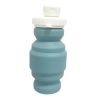 Portable Silicone Folding Cup 320ml Mini Outdoor Picnic Tableware Box Travel