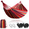 Outdoor Garden Camping Hammock With Straps  Durable Hammock Holds