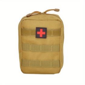 Outdoor Multifunctional MOLLE Attachment Medical Kit Climbing Climbing Survival (Color: Khaki)