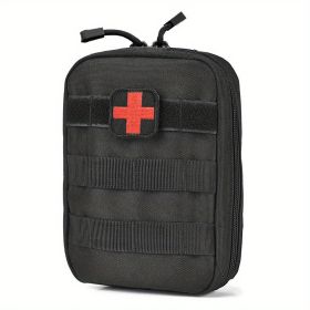 Outdoor Multifunctional MOLLE Attachment Medical Kit Climbing Climbing Survival (Color: Black)
