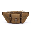 Men's Waterproof Nylon Fanny Pack With Adjustable Belt Tactical Sport Arm