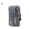 1 pc Mens Denim Waist Bag for Outdoor Hiking & Cycling