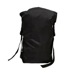 Portable Waterproof Sleeping Bag Compression Stuff Sack – Ideal for Football (Color: Black, size: L)