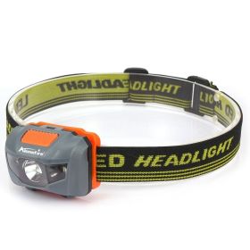 AloneFire HP30 3W Red White LED Lightweight Light AAA Battery Headlamp Portable (Color: Gray, Items: White)
