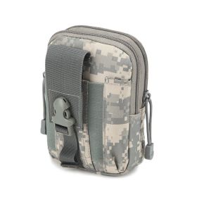Waist Pouch Portal Waist Bag For Camping Travel Running (Color: ACU Camouflage)