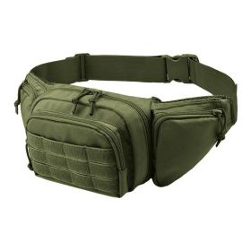 Nylon Camping Belt Bag Military Hunting Tactical Waist Pack (Color: ArmyGreen)