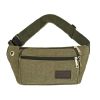 1pc Unisex Multifunctional Canvas Waist Bag Fanny Pack for Outdoor Activities