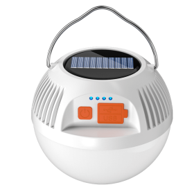 Outdoor Solar Spherical Emergency Light Portable USB Rechargeable Camping Light (size: L)