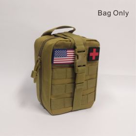 MOLLE Tactical First Aid Bag Detachable Medical Kit with Emergency Supplies (Color: Mud Color)