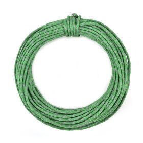 Reflective Nylon Wind Rope Cord for Tent Guyline and Outdoor Use - 50ft (Color: Green)