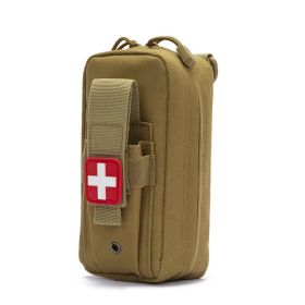 Tactical Medical EDC Pouch EMT Emergency Bandage Tourniquet Scissors IFAK Pouch (Color: Mud Color)
