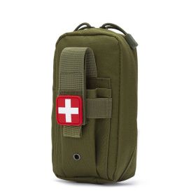 Tactical Medical EDC Pouch EMT Emergency Bandage Tourniquet Scissors IFAK Pouch (Color: Army Green)