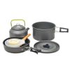 Outdoor portable 2-3 person camping stove cover pot picnic cooker non stick