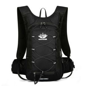Hydration Pack Backpack For Running Hiking Cycling Climbing Camping Biking (Color: Black)