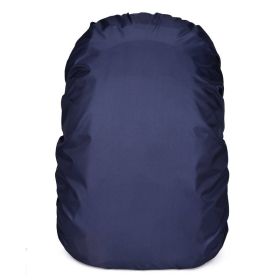 Waterproof Backpack Rain Cover Upgraded Triple Waterproofing With Adjustable (Color: Blue, size: M)