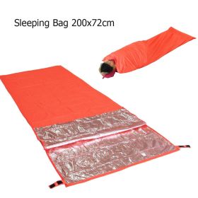 Outdoor Life Bivvy Emergency Sleeping Bag Thermal Keep Warm Waterproof Mylar (Color: D, Ships From: China)