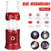 Solar LED Camping Light Portable Camping Lamp USB Rechargeable Flashlight