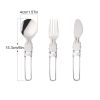 Multifunction Stainless Steel Camping Knife with Folding Design