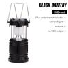 Solar LED Camping Light Portable Camping Lamp USB Rechargeable Flashlight