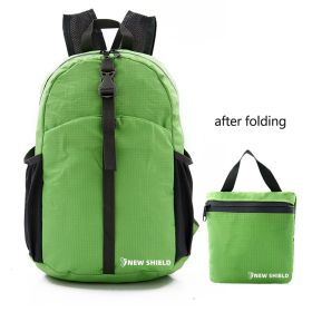 Folding Ultralight Portable Backpack for Outdoor Cycling Mountaineering Travel (Color: Green1)