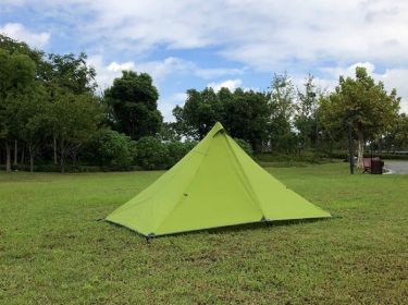 UltraLight 1 to 2 People Outdoor Camping Tent (Color: Green)