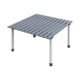 Folding Outdoor Camping Table with Carrying Bag (Color: Gray)