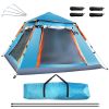 Foldable Waterproof Tent for 4-5 People with 2 Mosquito Nets