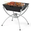 3-in-1 Camping Campfire Grill with Stainless Steel Grills