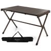 Portable Aluminum Camping Table for 4-6 People with Carrying Bag